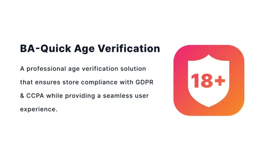 BA‑Quick Age Verification screenshot