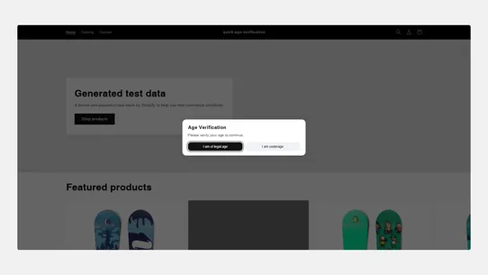 BA‑Quick Age Verification screenshot