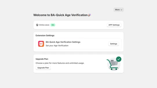 BA‑Quick Age Verification screenshot
