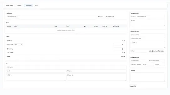 MS ‑ Stocking &amp; Analytics App screenshot