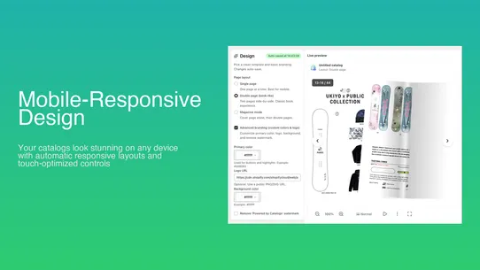 HD Catalogs PDF Flipbook Maker screenshot