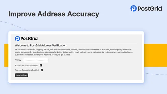PostGrid Address Verification screenshot