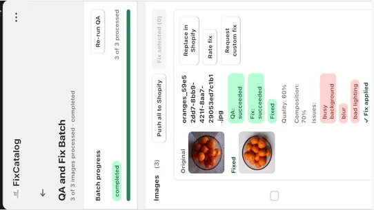 FixCatalog ‑ AI Photos screenshot
