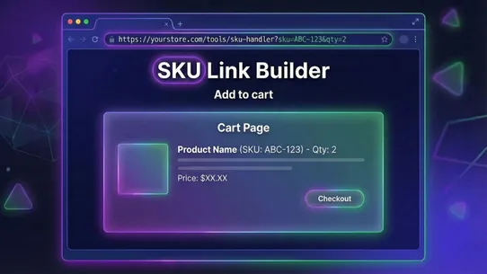 SKU Link Builder screenshot