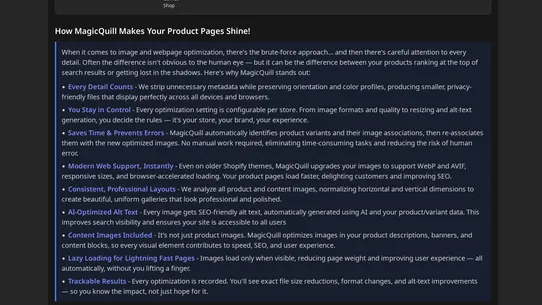 Magic Image SEO screenshot