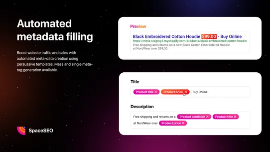 Space SEO: Google Booster screenshot