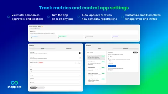 SP B2B Company Accounts screenshot