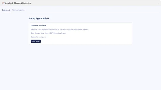 Vouched: AI Agent Detection screenshot