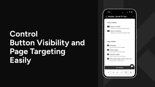 Klickkk : Scroll To Top screenshot