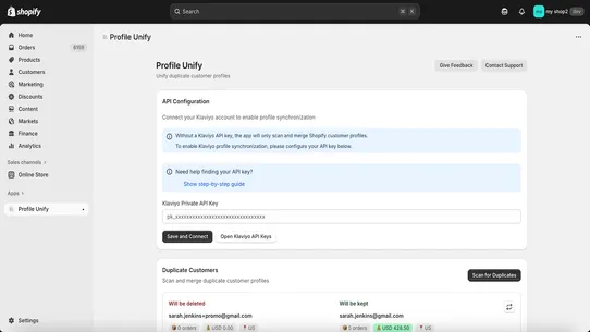 UnifyMate: Merge Customers screenshot