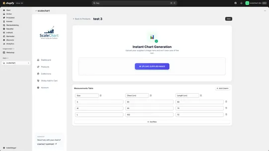 ScaleChart screenshot
