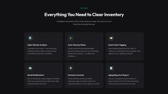 ClearStock screenshot