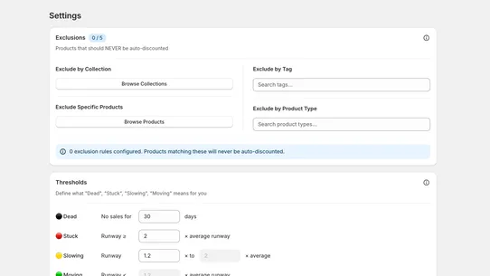 ClearStock screenshot