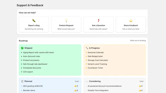 ClearStock screenshot