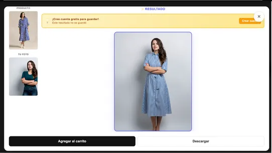 Vue ‑ Virtual Try On screenshot