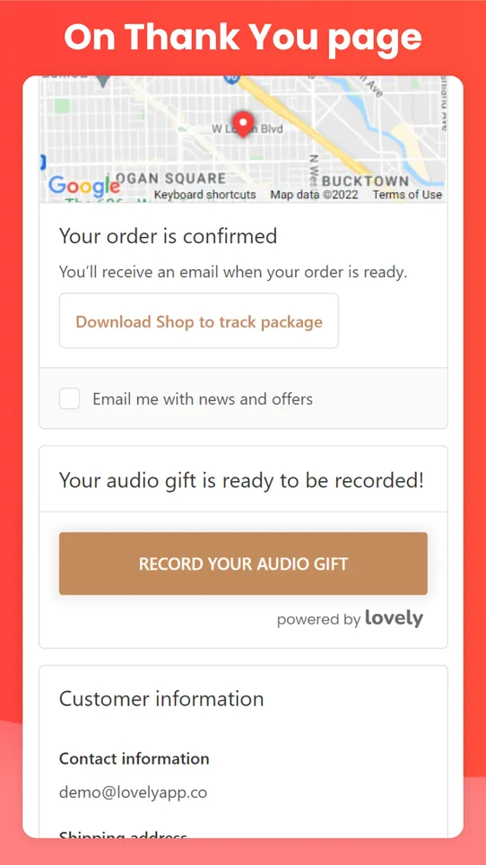 Lovely ‑ Audio Gifts Messages screenshot