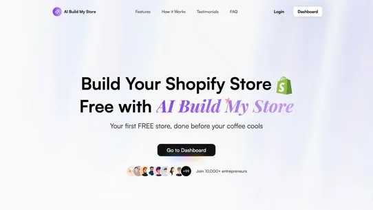 AI Build My Store screenshot