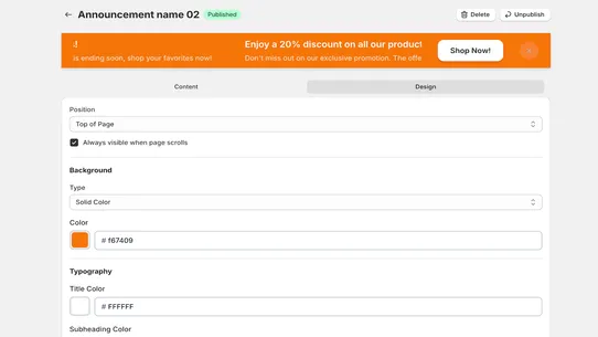 Mott Annoucer screenshot