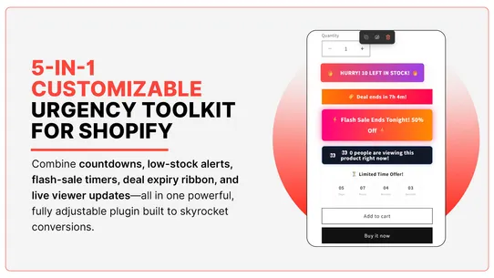 All In One Urgency Plus screenshot