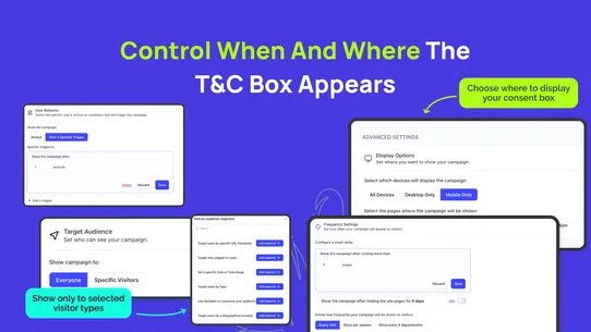 K: Terms and Conditions Box screenshot