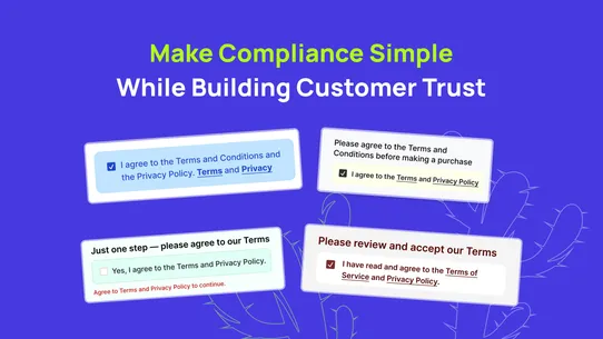 K: Terms and Conditions Box screenshot