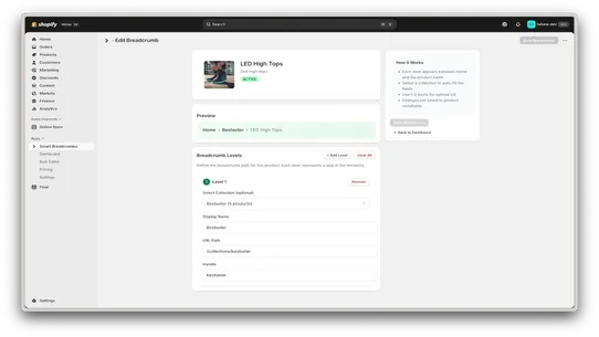 Smart Breadcrumbs screenshot