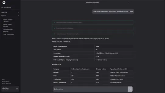 Nurii ‑ AI Business Assistant screenshot