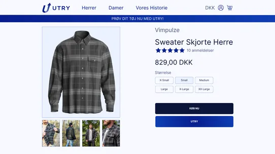 UTRY ‑ Virtual Fitting Room screenshot