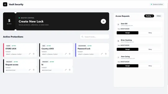 Vault Guard – B2B Login &amp; Lock screenshot