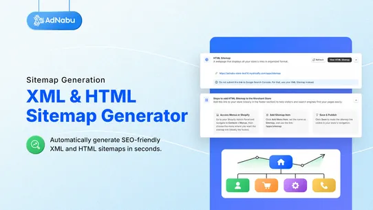 XML &amp; HTML Sitemaps by Nabu screenshot
