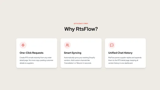 RtsFlow ‑ Request to Supplier screenshot