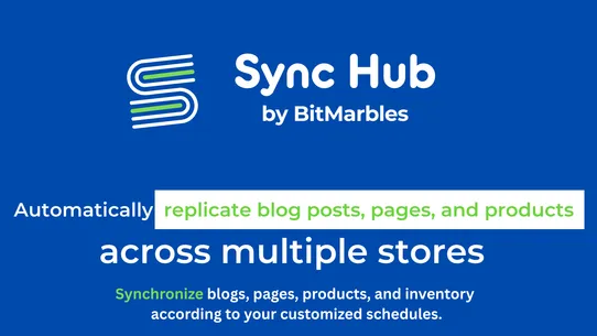 Sync Hub ‑ Multi‑Store Sync screenshot