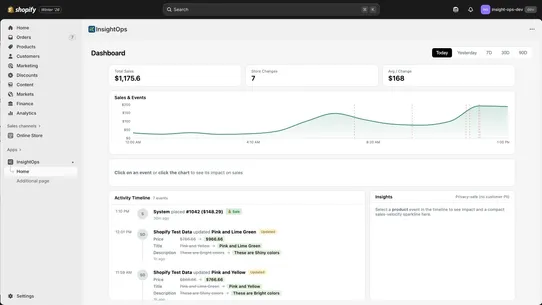 InsightOps: Change Tracker screenshot