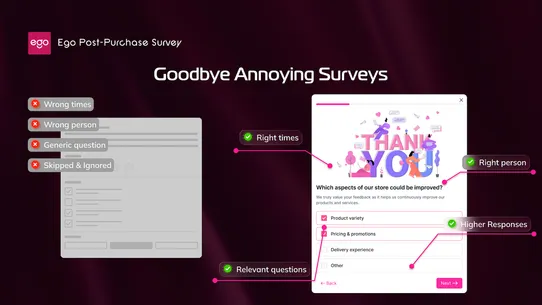 Ego Surveys screenshot