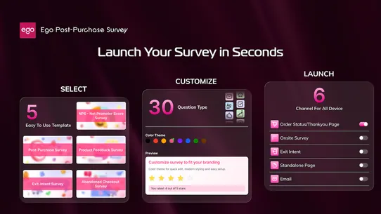 Ego Surveys screenshot