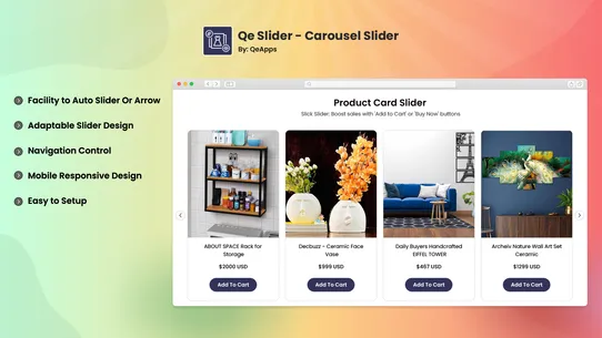 Qe Slider ‑ Carousel Slider screenshot