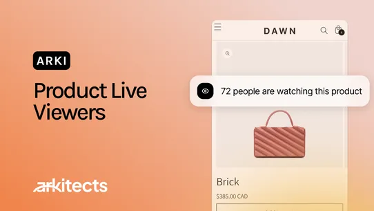 Arki: Product Live Viewers screenshot