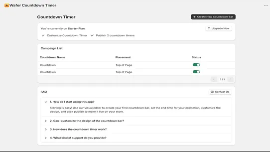 Wafer Countdown Timer screenshot