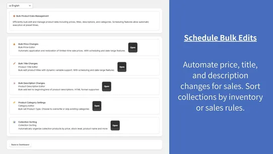 OPSync: Bulk Edit &amp; Scheduler screenshot