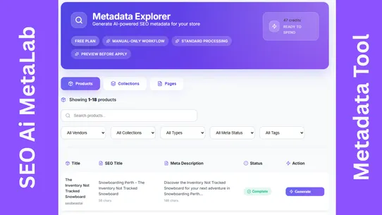 SEO Ai MetaLab screenshot