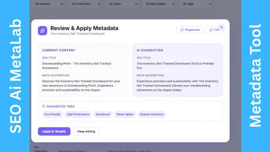 SEO Ai MetaLab screenshot
