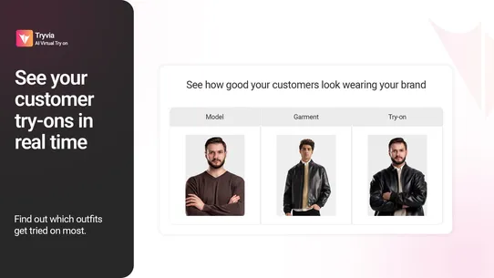Tryvia ‑ AI Virtual Try‑On screenshot