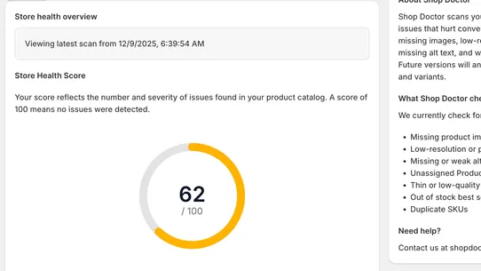 ShopDoctor screenshot
