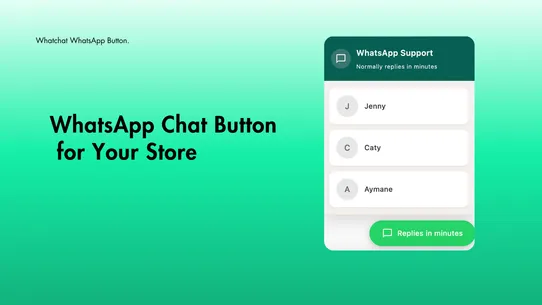 Whatchat – WhatsApp Button screenshot