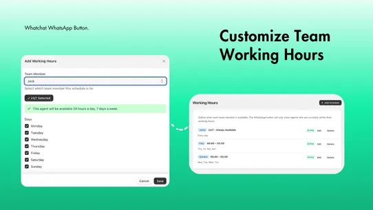 Whatchat – WhatsApp Button screenshot