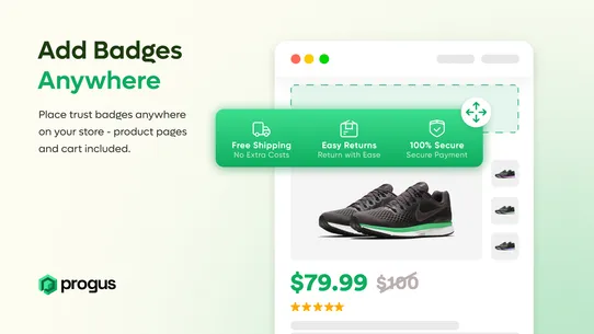 Progus Trust Badges screenshot