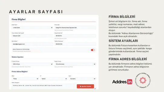 Addresin ‑ EntegreAPP screenshot