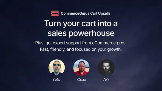 CommerceGurus Cart Upsells screenshot
