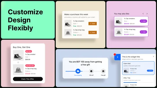 Zapio Upsell screenshot