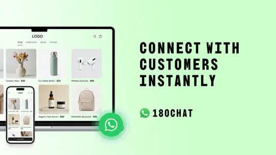 180Chat ‑ WhatsApp Button screenshot